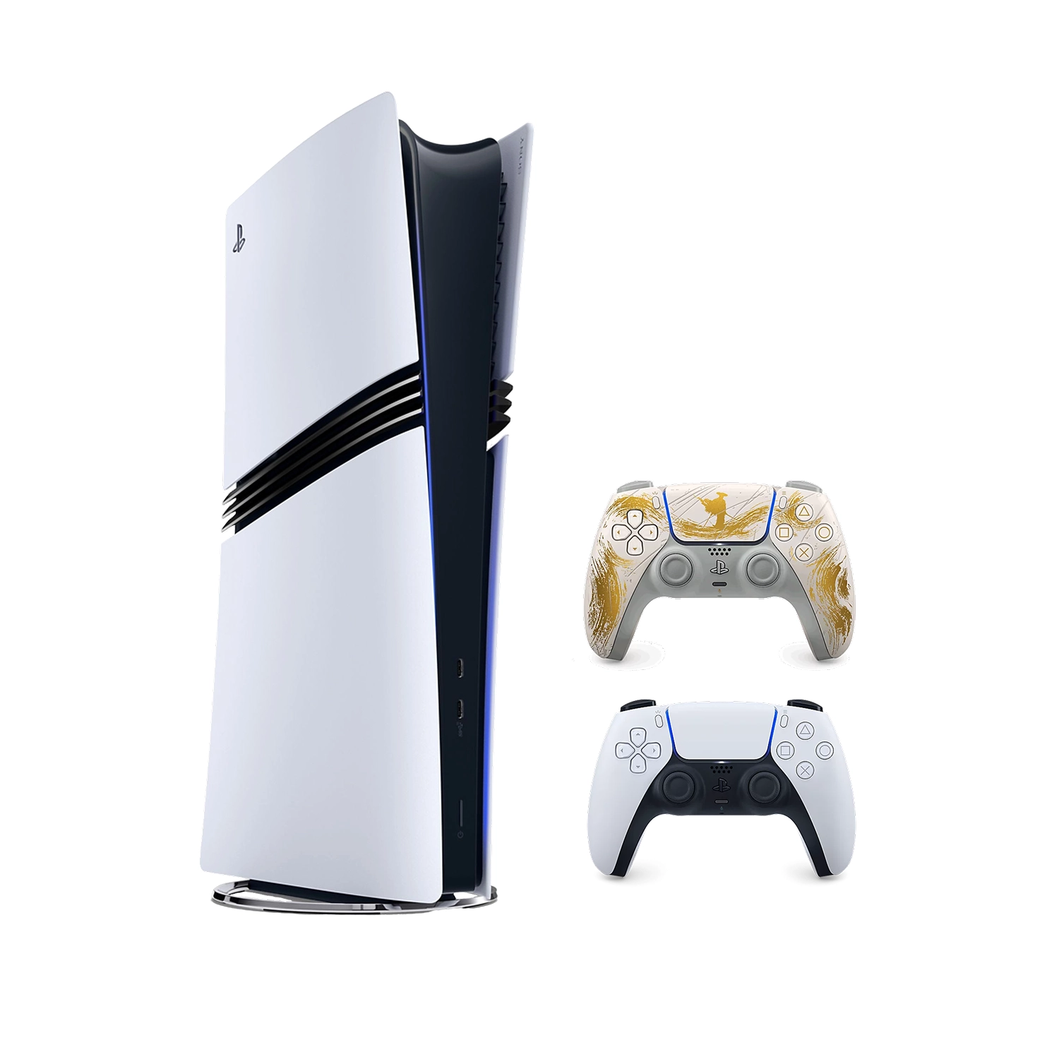 Игровая приставка Sony PlayStation 5 Pro (PS5 Pro) + 2 геймпад Ghost of Yotei Gold