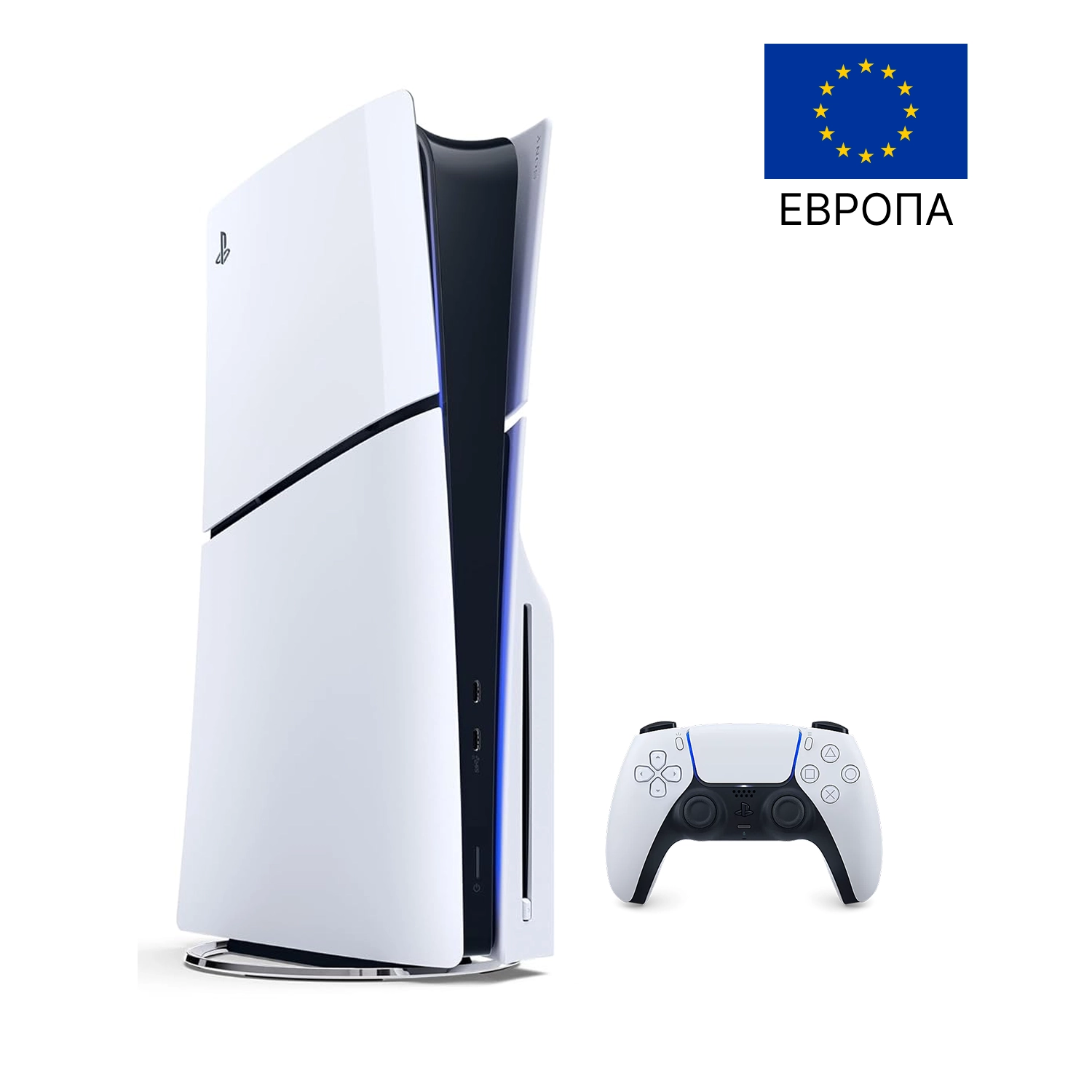 Игровая приставка Sony PlayStation 5 Slim 1TB SSD (c дисководом) (PS5 Slim, CFI-2016A/2116A, EU)
