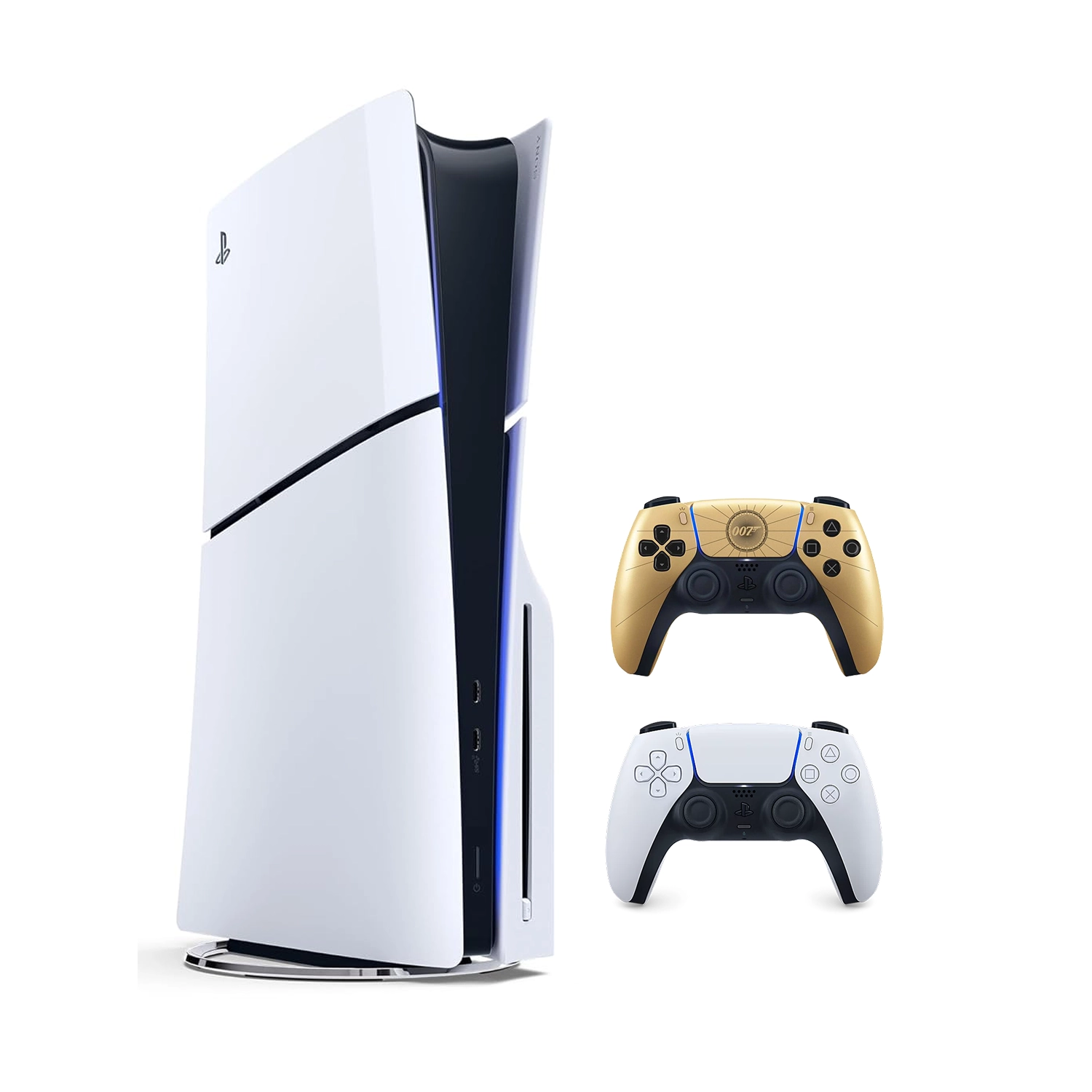 Игровая приставка Sony PlayStation 5 Slim (c дисководом) (PS5 Slim) + 2 геймпад 007 First Light