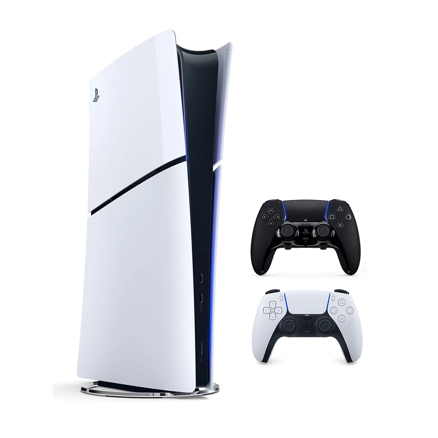 Игровая приставка Sony PlayStation 5 Slim Digital Edition (PS5 Slim) + 2 геймпад Edge Midnight Black